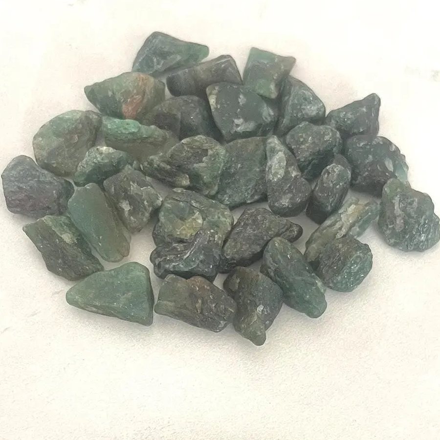 Green aventurine crystals